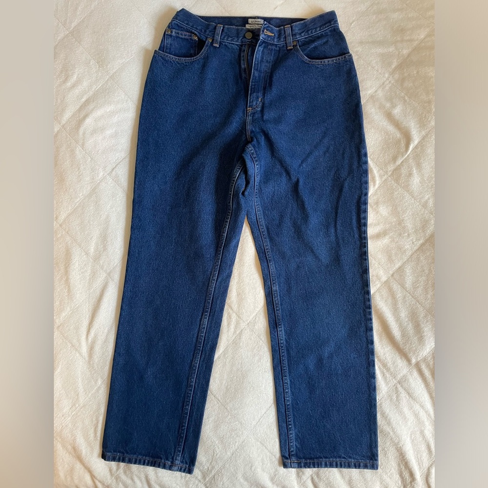 LL Bean Relaxed Jeans Dark Wash